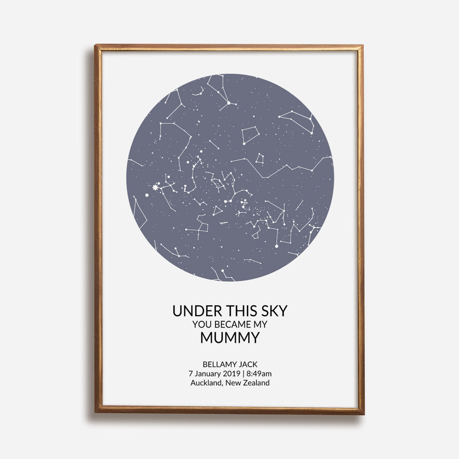 Mummy Star Map - the perfect gift for the perfect Mum.